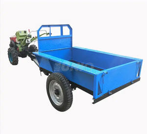 Ventes professionnelles 1t Mini remorque tracteur à pied motoculteur Durable Mini remorque agricole petite remorque - Product Image 2