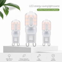 Ampoule LED Xmation G9 2,3W 220-240V PC 200LM 2700K/3000K/4000K/6500K 14SMD 360° Sans Scintillement pour Lustre, Remplace les Halogènes Résidentiels