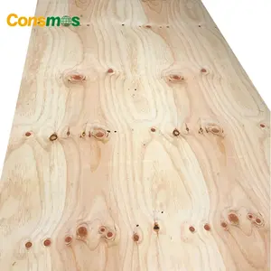 Hot Selling 4x8 1/2" 3/4" 7/16" CDX Rough Radiata Pine Plywood for Roofing
