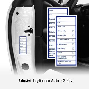 Adesivo per etichette di servizio auto strumento di tornitura di alta qualità per una maggiore visibilità - Product Image 1