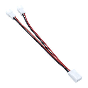 双 XH2.54 风扇适配器 <span class=keywords><strong>3</strong></span> 针主板转双 2 针分线器电缆，具有稳定的电源输出 - Product Image 1