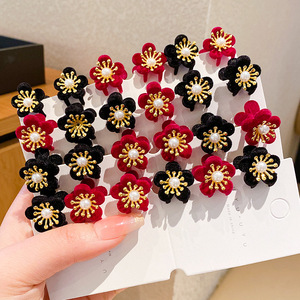 Horquillas <span class=keywords><strong>para</strong></span> el cabello con forma <span class=keywords><strong>de</strong></span> flor <span class=keywords><strong>de</strong></span> tela <span class=keywords><strong>de</strong></span> resina colorida, pinzas <span class=keywords><strong>para</strong></span> el cabello con lazo elegante <span class=keywords><strong>para</strong></span> niñas pequeñas, caja <span class=keywords><strong>de</strong></span> decoraciones <span class=keywords><strong>de</strong></span> uso diario encantadora - Product Image 1