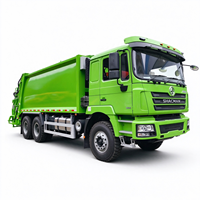 Camion compacteur de déchets SHACMAN F3000 6x4 18CBM à chargement arrière, compacteur hydraulique de déchets, camion de collecte des déchets, LHD/RHD en option