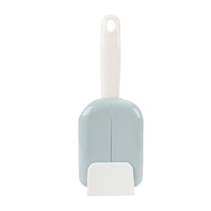 Cuillère à riz créative avec couvercle automatique, grande taille, pour la cuisine et la maison, en plastique rose, bleu, gris - Product Image 4