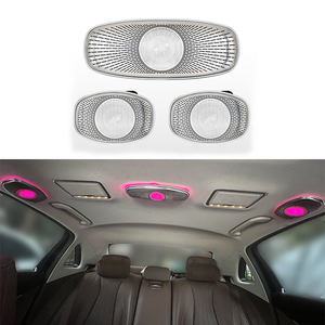7/64 couleurs voiture plafond LED lumière ambiante haut-parleur pour <span class=keywords><strong>Mercedes</strong></span> Benz C/<span class=keywords><strong>E</strong></span>/<span class=keywords><strong>classe</strong></span> S W213 W222 W205 X253 rotatif Tweeter son <span class=keywords><strong>klaxon</strong></span> - Product Image 1