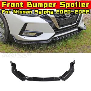 <b>Car</b> Front Bumper Lip <b>Diffuser</b> Spoiler Glossy Black Modification Part <b>for</b> Nissan Sylphy 2020-2022 Protector <b>Car</b> Accessories - Product Image 3