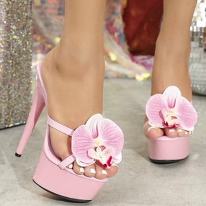 Sandales plateforme 15 cm, chaussures de strip-teaseuse super tendance pour femmes, talons plateforme sexy pour femmes - Product Image 1