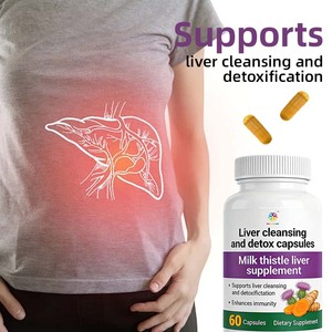 Capsules de détoxification et de purification du foie de haute qualité sous marque privée – Soutient la purification du foie, améliore l'immunité – Supplément de chardon-Marie - Product Image 2