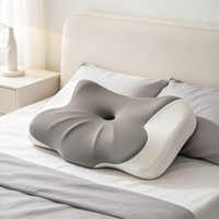Oreiller intelligent multifonctionnel et confortable Leihu avec support cervical en ABS 60D et haut-parleur à conduction osseuse sans fil