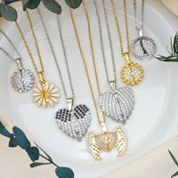 Collier pendentif médaillon ouvrable en cuivre Jeutelis pour femme, breloque photo gravée au laser personnalisée, cadeau pour couple