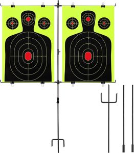 Không dính bóng săn bắn đào tạo giấy mục tiêu phản ứng Splatter phạm vi mục tiêu bắn mục tiêu huỳnh quang giấy - Product Image 5