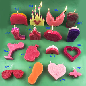 Moldes de fundición de resina hechos a mano para adornos decorativos DIY estilo Ins insignia de silicona molde de vela perfumada 2323 - Product Image 3