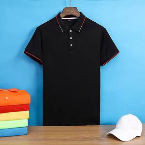 Polo Dry Fit personalizado para hombre, manga corta, ropa de golf de secado rápido - Product Image 1