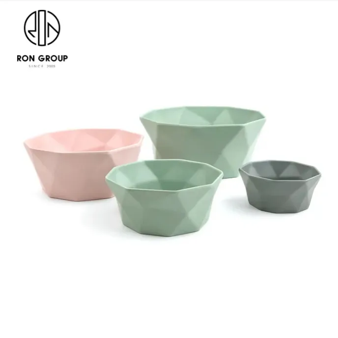 Nhà máy cung cấp bán buôn Tùy chỉnh màu 8 inch Nhật Bản súp mì Bát Melamine Ramen bát