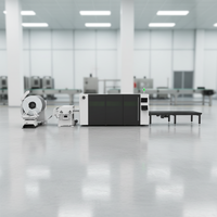 Machine de découpe laser à fibre CNC automatique haute efficacité avec système de déroulage et de nivellement, utilisation facile, compatible AI BMP DWG DXF DST