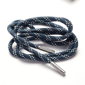 Lacci Riflettenti in Poliestere di Lusso 2025, Stile Popolare, Finitura Piatta Colorata Nera e Bianca per Abbigliamento e Calzature - Product Image 4