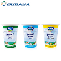 Vasos de plástico desechables para hacer helados, de gelatina PP, personalizables, IML, 140ml