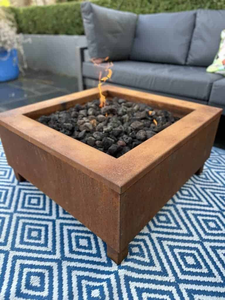 Customizable Steel Gas <b>Fire</b> <b>Pit</b> for Outdoor Heater Square Corten Steel <b>Fire</b> <b>Pits</b> Supplier - Product Image 4