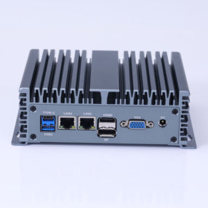 Mini PC de bureau sans ventilateur 4K double écran 5e génération <span class=keywords><strong>I5</strong></span>-1035G7 DDR4 64 Go double chipset Intel pour usage industriel Linux SSD Nouveaux prises AU/US - Product Image 1