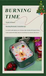 Ensemble de mini-bougies parfumées en cire de soja pour Noël, nouveauté, parfumées, forme d'arbre de Noël, mariages - Product Image 2