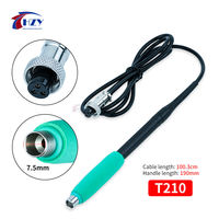 Poignée de station de soudage compatible HZY T210/T245 pour réparation de carte mère, résistante aux hautes températures