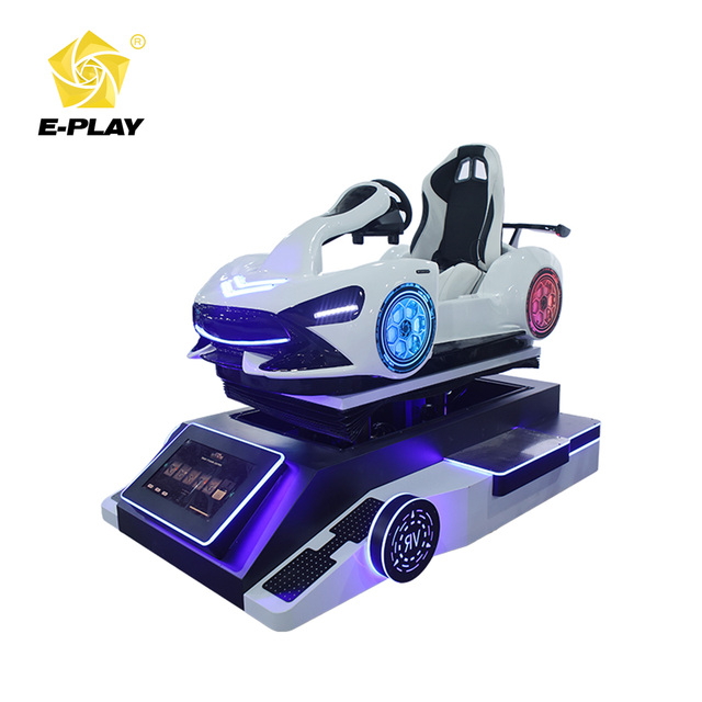 Eplay Factory Commercial Single-Player 4D VR Racing Simulator 55" HD Motion Platform Coin Arcade Machine
