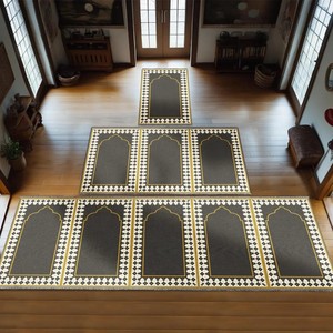 Nhóm gia đình cầu nguyện Mat cá nhân, bọt đệm hồi giáo thảm, mẹ cha con gái con trai thiết lập, món quà Hồi giáo, lớn janamaz - Product Image 4