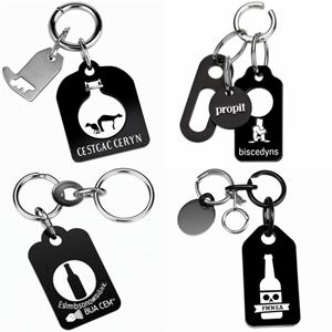 Llavero Metálico Personalizado con Accesorios para Automóviles - Product Image 4