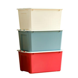 Xitianlong <b>Storage</b> <b>Box</b> 49L Large Capacity Clothes Organizer Rectangle Solid Color Clothing <b>Storage</b> Solution - Product Image 5