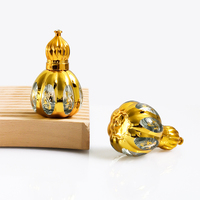 Bouteilles d'Attar Fantaisie en Promotion 12ml – Vente en Gros avec Applicateur à Bille ou à Stick – Bouteilles Vides Simples en Verre pour Huiles Essentielles