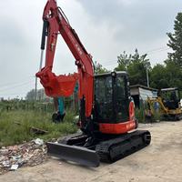 Excavadora Usada de Buena Calidad, Fabricada en Japón, Modelo 163 de 6 Toneladas, Año 2023, con Pocas Horas de Trabajo, Cucharón de 0.19m, en Stock
