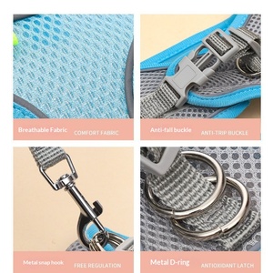 Articoli per Cani Più Venduti: Nuova Pettorina Riflettente e Traspirante con Guinzaglio per Cani di Taglia Piccola e Media per Uso Esterno - Product Image 2