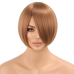 Pelucas de Cosplay de Anime Europeo Americano para Comercio Exterior, Versión Engrosada de <span class=keywords><strong>Fibra</strong></span> de Alta Temperatura, Pelucas Universales Moldeadoras del Rostro - Product Image 4
