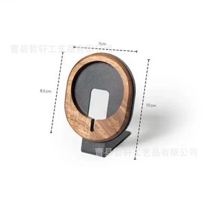 Wooden Wireless Charging Phone <b>Stand</b> 10W Qi Solid Wood Desktop Holder <b>For</b> <b>Tablet</b> - Product Image 5