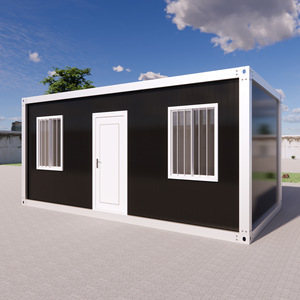 บ้านสำนักงานสำเร็จรูปทรงสี่เหลี่ยมขนาด 6x4 เมตร ดีไซน์อุตสาหกรรม แบบพกพา - Product Image 1