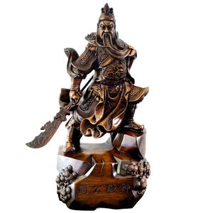 Résine Artisanat <span class=keywords><strong>Bouddha</strong></span> Statue Décor À La Maison Chinois Vieil Homme Statues Résine Artisanat Guan Yu Statue Dieu De La Richesse Ornements - Product Image 5