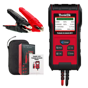Testeur de batterie de voiture et de camion ThinkElk EBT-7 12V/24V de haute qualité avec mode de détection par lots <span class=keywords><strong>en</strong></span> un clic, prise <span class=keywords><strong>en</strong></span> charge de l'<span class=keywords><strong>espagnol</strong></span> - Product Image 1