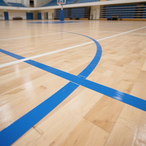 Cinta de marcado de suelo de película de PVC PET de rayas reciclables de alta viscosidad Color personalizado Impermeable Advertencia DE SEGURIDAD Precaución Base acrílica - Product Image 5