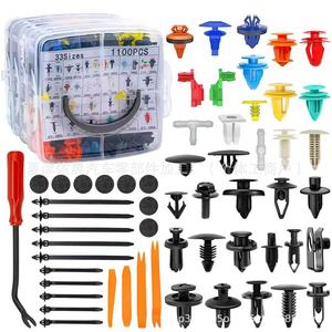 Clips Universales para Automóviles, Kit de 1100 Piezas con Herramientas para Reparación y Montaje de Parachoques y Guardabarros - Product Image 1