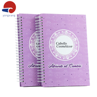 Carnet à spirale format A4 personnalisé, étiquettes autocollantes à couverture rigide réutilisables respectueuses de l'environnement, carnet à spirale écologique