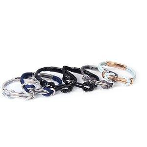 <span class=keywords><strong>Bracelet</strong></span> en Acier Inoxydable <span class=keywords><strong>Argent</strong></span>é 2021 Vente en Gros, Personnalisé pour Hommes et Femmes Style Hip Hop, Offre Exceptionnelle et Abordable - Product Image 4