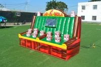Jeu Gonflable Zap-A-Mole IPS pour Parc d'Attractions, en PVC, Portable, Extérieur, pour Adultes et Enfants