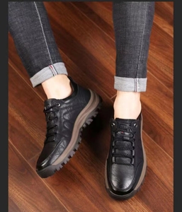 รองเท้าเดินป่าปีนเขากลางแจ้งสำหรับผู้ชายรองเท้าปีนเขากลางแจ้งเทรนเนอร์การล่าไม่ลื่นสำหรับผู้ชายการท่องเที่ยวแบบนุ่มสบายเส้นทางกีฬา - Product Image 4