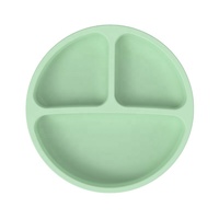 Nourriture sans Bpa aspiration divisée assiette en Silicone pour bébé enfants plats enfants bol d'alimentation cuillère ensemble