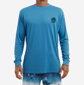 Chemise de pêche personnalisée avec logo, protection solaire UPF50, séchage rapide, manches longues, respirante, haut de performance pour hommes, équipement de pêche - Product Image 1