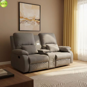 Sofá <span class=keywords><strong>reclinable</strong></span> manual de <span class=keywords><strong>3</strong></span> <span class=keywords><strong>plazas</strong></span> moderno, muebles de cuero PU, sala de estar <span class=keywords><strong>reclinable</strong></span>, Teatro genuino, juegos de sofá <span class=keywords><strong>reclinable</strong></span> de lujo 8923 - Product Image 6