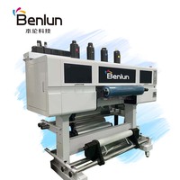 Impresora UV DTF A3 Todo en Uno de Fábrica Benlun, Nueva, para Material Flexible, Ancho de Impresión de 600 mm, 2 Cabezales de Impresión XP600/I3200
