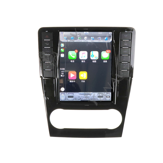 YANAV Android Car Radio Touch Screen GPS Navigator 12.1 Inch Built-in Wireless CarPlay Android Auto 3G/4G/WiFi Worldwide Map