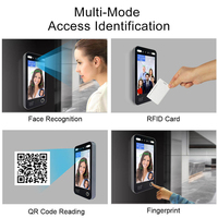 Sistema de Control de Asistencia Biométrico Dinámico con Pantalla de 8 Pulgadas, Reconocimiento Facial y de Huellas Dactilares, Dispositivo de Control de Acceso con WIFI y Nube