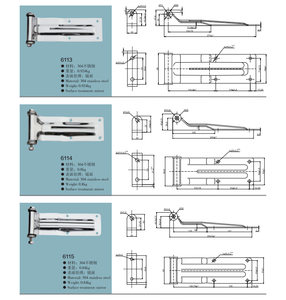 High Performance Side Door <strong>Hinge</strong> Corrosion-Resistant Stainless Steel Custom <strong>Hinges</strong> For Container - Product Image 6